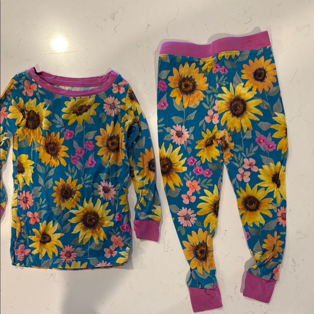 Little Sleepies Limited Edition Sunflower Fields pajamas (18-24M)
